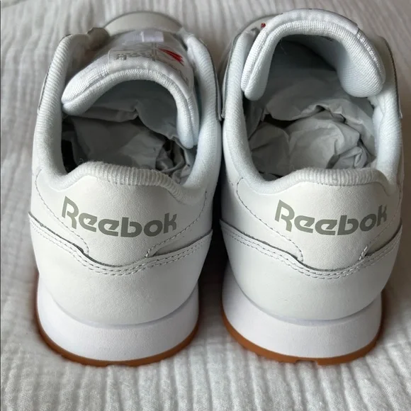 NWT/NIB • Reebok Women's Classic White Leather Sneakers • Women’s US 7.5 - Picture 6 of 14